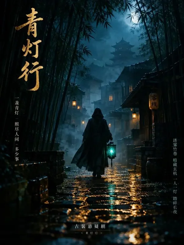 黄果剧场《月朝疑案》短剧封面，悬疑、古装、复仇题材